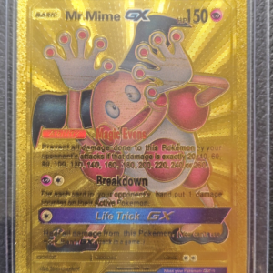 POK- Mr. Mime-GX gold fan art