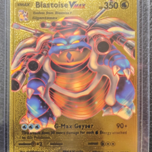 POK- Blastoise VMAX gold fan art
