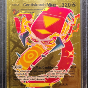 POK- Centiskorch VMAX gold fan art