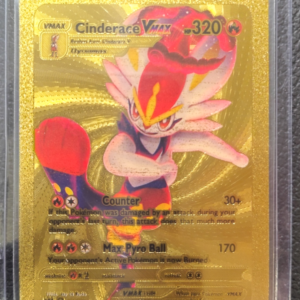 POK- Cinderace VMAX gold fan art