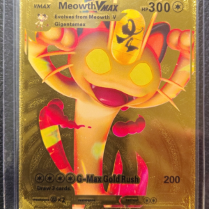POK- Meowth VMAX gold fan art