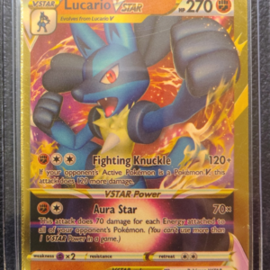 POK- Lucario VSTAR gold fan art